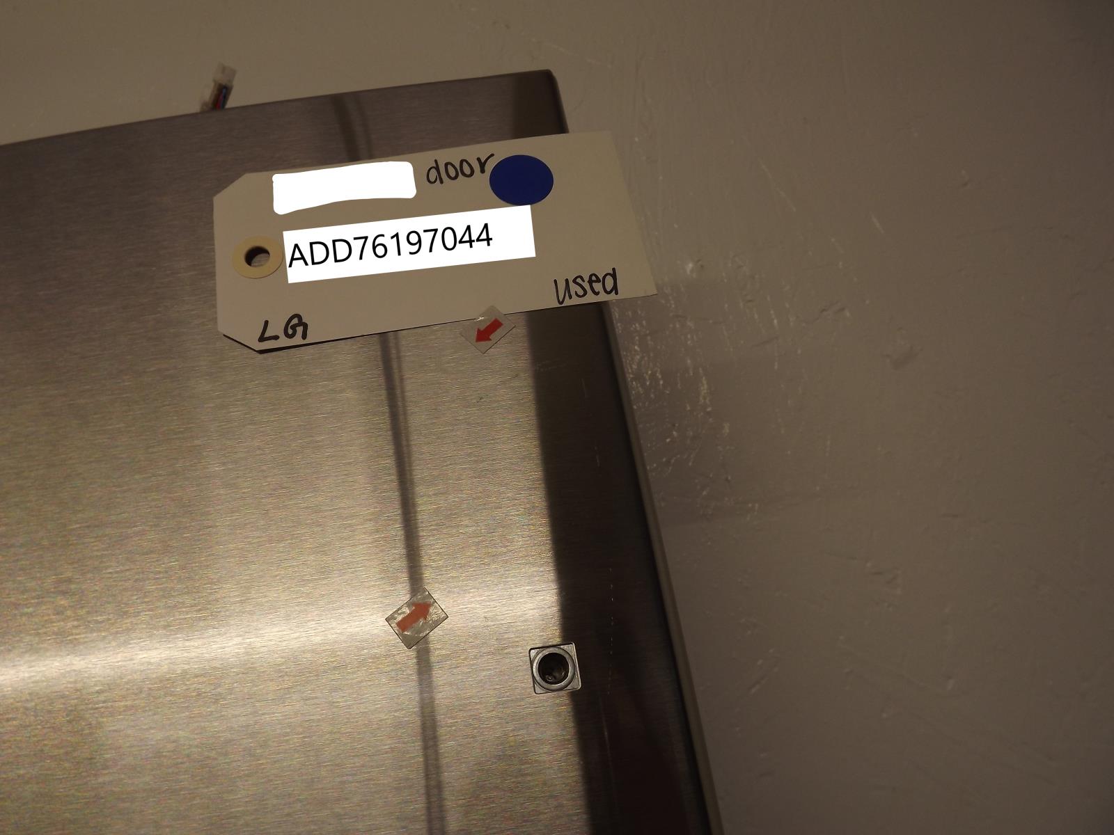 LG Refrigerator ADD76197044 Door Used LG Refrigerator ADD76197044 Door Used